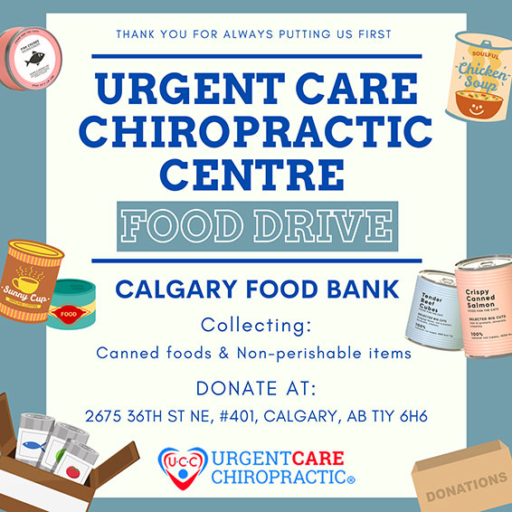 UCC Calgary Annual Food Drive Poster