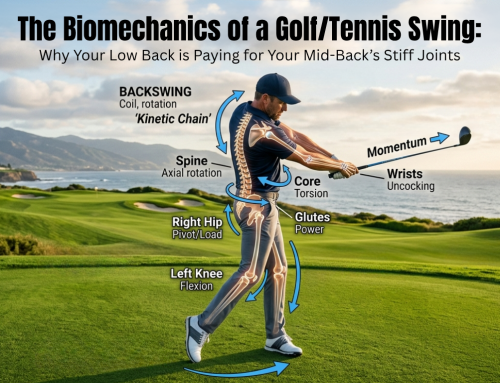 The Biomechanics of a Golf/Tennis Swing: Why Your Low Back is Paying for Your Mid-Back’s Stiff Joints